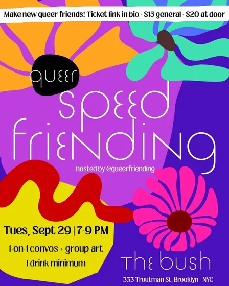 Queer Speed Friending @ The Bush
