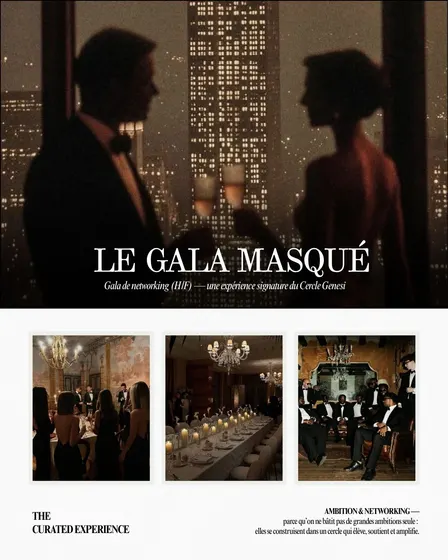 LE GALA MASQUÉ — Ambition & Networking (H/F).
