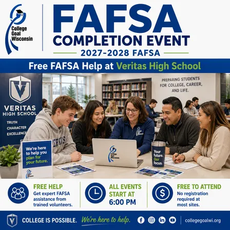 College Goal Wisconsin — Free FAFSA Help at Veritas High School