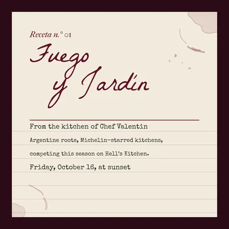 Fuego y Jardín · Edición 01 · Otoño