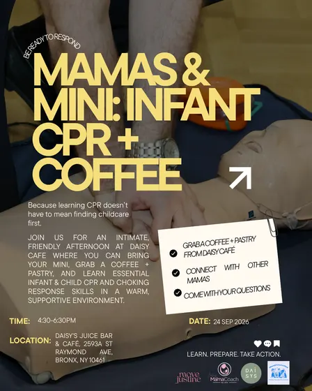 MAMAS & MINIS: Infant CPR + Coffee