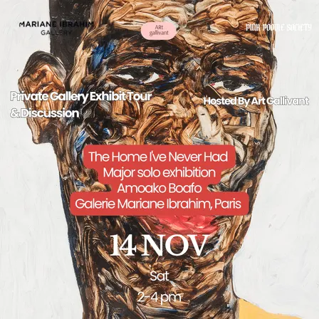 ✨ Paris | Private Solo Exhibition Tour, Wine & Discussion | Amoako Boafo: The Home I’ve Never Had
