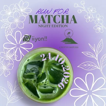 🍵🌇iiyon!! Sunset Matcha Run × Chotto Matcha🏃‍♀️‍➡️