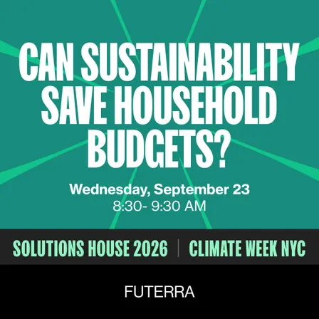 Can Sustainability Save Household Budgets?