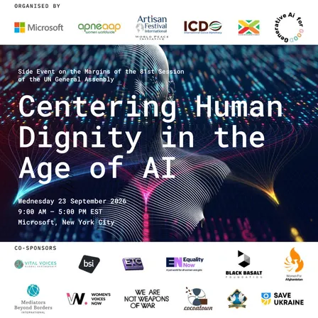 Centering Human Dignity in the Age of AI - Side Event on the Margins of the 81st Session of the UN General Assembly