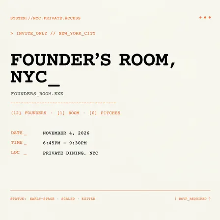 Founder's Room, NYC