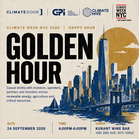 Golden Hour — NY Climate Week Happy Hour