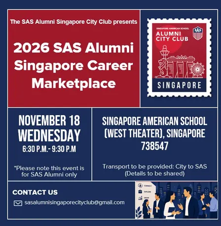 SAS Alumni City Club of Singapore: Career Marketplace 2026