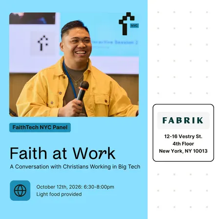 Faith at Work: A Conversation with Christians Working in Big Tech