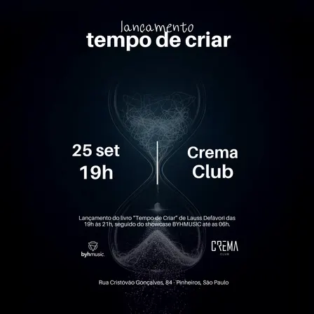 ⏳Tempo de Criar — Lançamento Oficial do Livro & Showcase BYHMUSIC