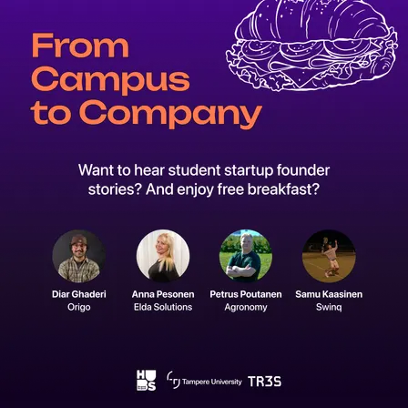 From Campus to Company - Student startup stories & breakfast