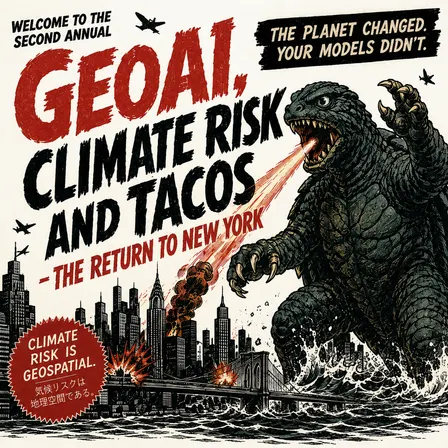 GeoAI, Climate Risk and Tacos - The Return to NYC