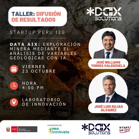 ⛏️ Taller de Difusión de Resultados "DATA AIX" – SUP 12G 🚀