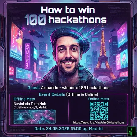 How to win 100 hackathons