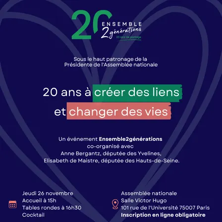 Ensemble2générations : 20 ans à créer du lien