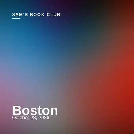 Sam's Book Club — BOS Stop