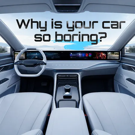 Why is your car so boring? Let's talk about trends in car experience, Asia vs. Europe, and whether we'll still be driving in 10 years...
