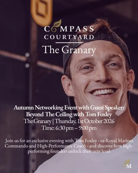 Autumn Networking with Guest speaker: Beyond the Ceiling with Tom Foxley