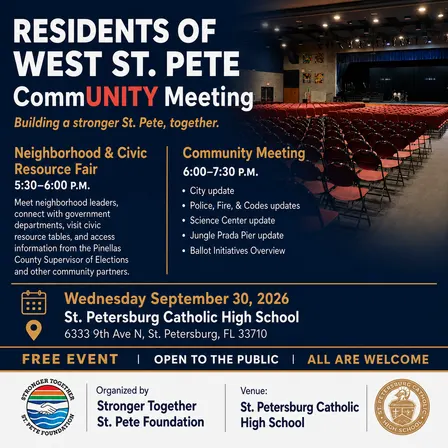 Residents of West St. Pete CommUNITY Meeting