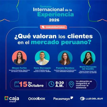 Conversatorio: ¿Qué valoran los clientes en el mercado Peruano?