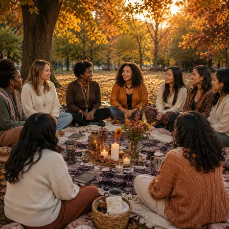 🍂 Autumn Equinox Women’s Circle: Gather • Ground • Grow