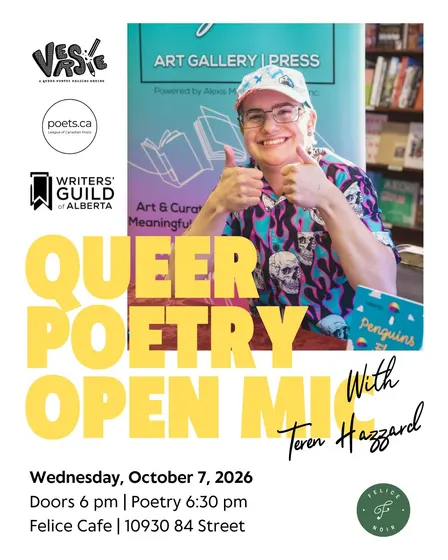 VERS/E 4.2: Queer Poetry Open Mic with Teren Hazzard