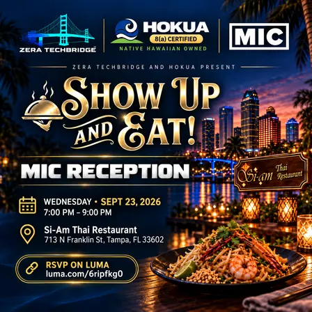 Zera TechBridge and Hakou Present "Show up and Eat" MIC Reception