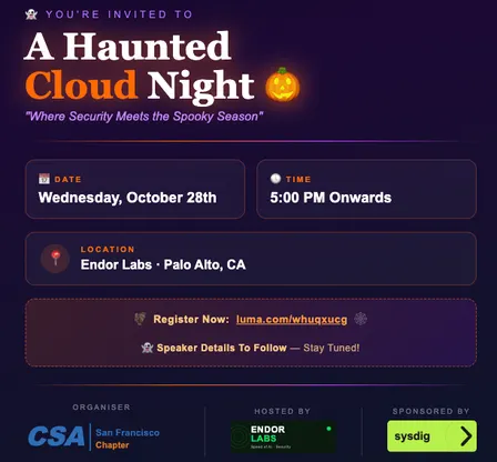 CSA SF Chapter October Meet Up