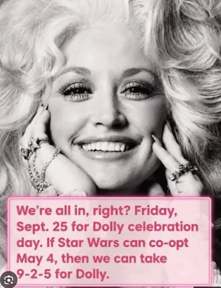 Pour Yourself a Cup of Ambition: It’s Dolly Day! 💖🤠