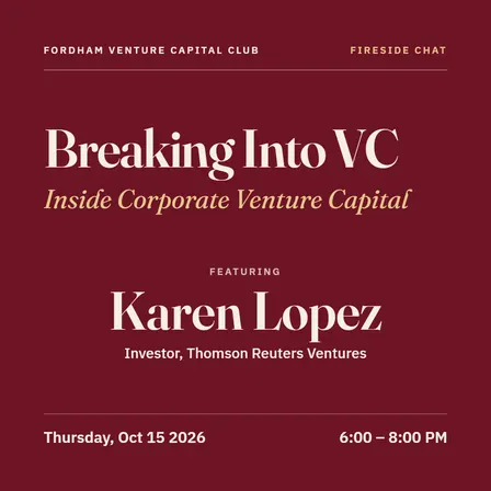 Breaking into VC & How Corporate VC works