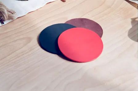 Make Your Own Leather Coasters
