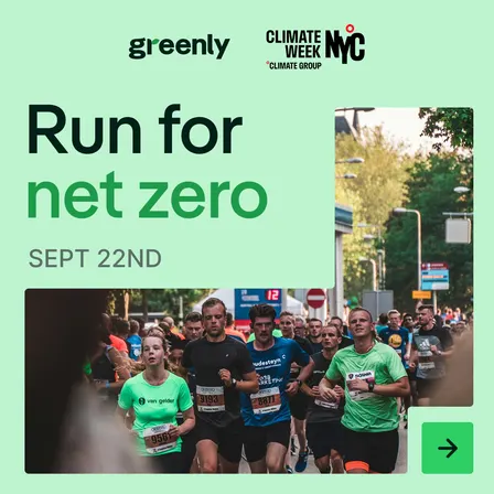 🌍 RUN FOR NET ZERO - Greenly x The Climate Pledge 2026