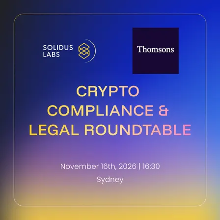 Crypto Compliance and Legal Roundtable - Sydney edition