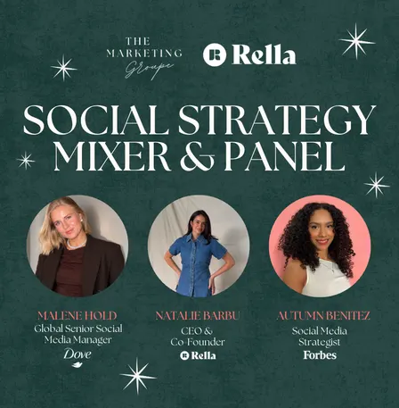 Your Data Has Something to Say: Social Strategy Mixer & Panel | By Rella x The Marketing Groupe