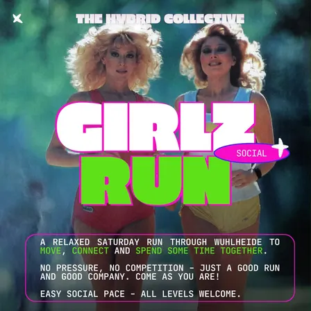 THE HYBRID COLLECTIVE – GIRLZ Social Run 🏃🏽♀️🌿