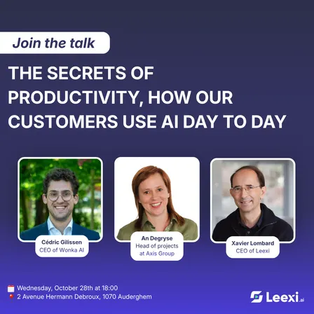 The Secret of productivity : how our customers use AI