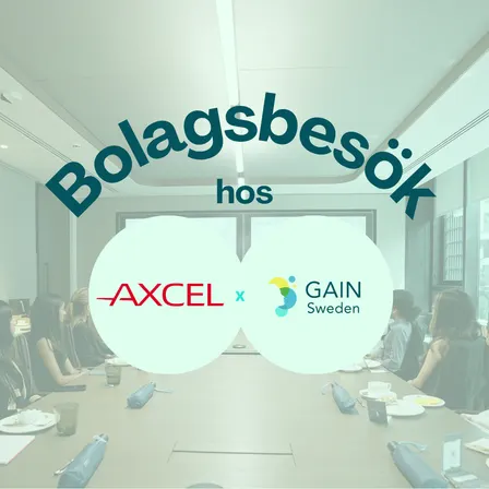 Bolagsbesök @ Axcel
