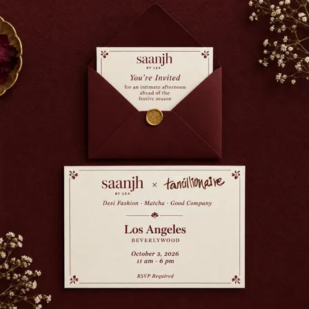 Saanjh x Tamillionaire L.A. Pop-Up