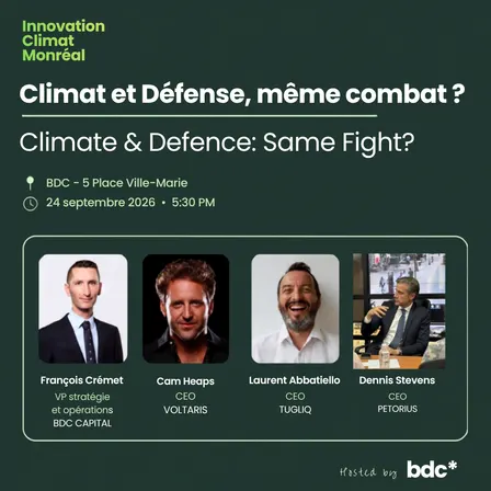 🛡️🌱 Climat et Défense, même combat ? | Climate & Defence: Same Fight? 🌱🛡️