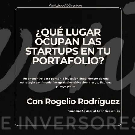 ¿Qué lugar ocupan las startups en tu portafolio?