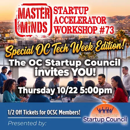 OCTW MasterMinds Startup Accelerator Workshop #73