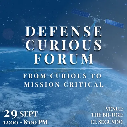 Defense Curious: From Curious to Mission Critical