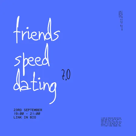 Warsaw Creative Club: Friends Speed Dating