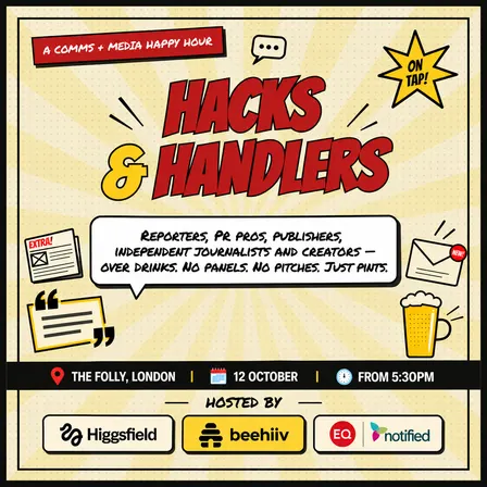Hacks & Handlers: A Comms & Media Happy Hour