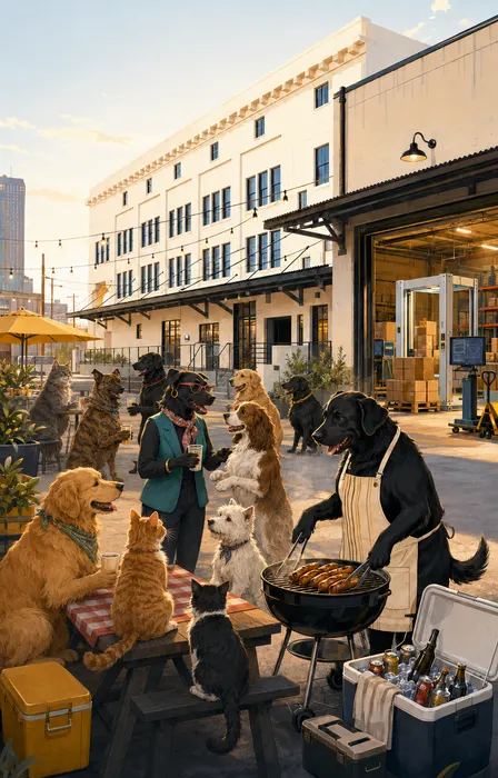 Grill, Gather, Connect w/ Black Dog Law, Dockware, +Gradient