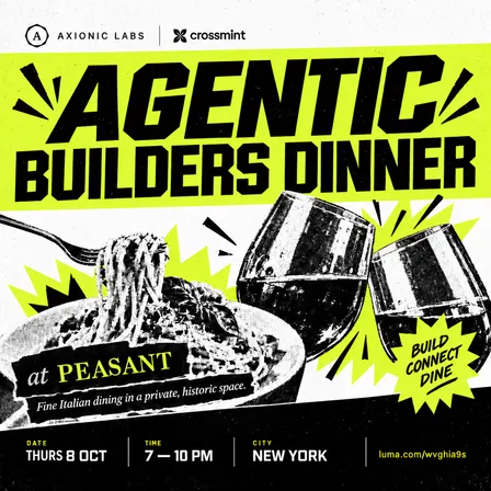 Agentic Builders Private Dinner at PEASANT