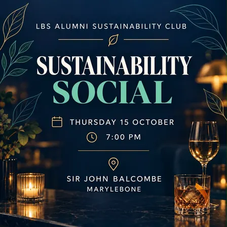 LBS Alumni Sustainability Club social