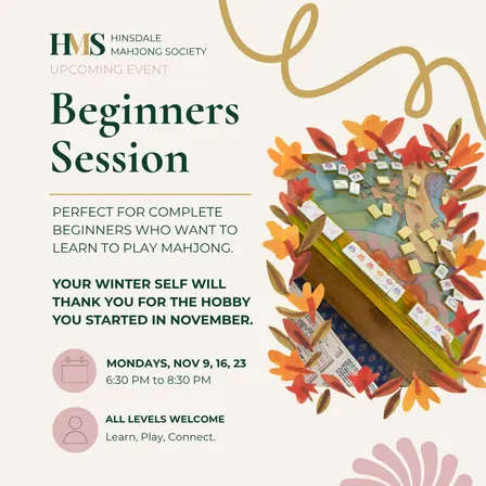 November Mahjong Beginners Foundations Session