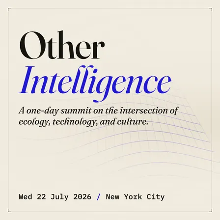 [POSTPONED to late Fall] Other Intelligence