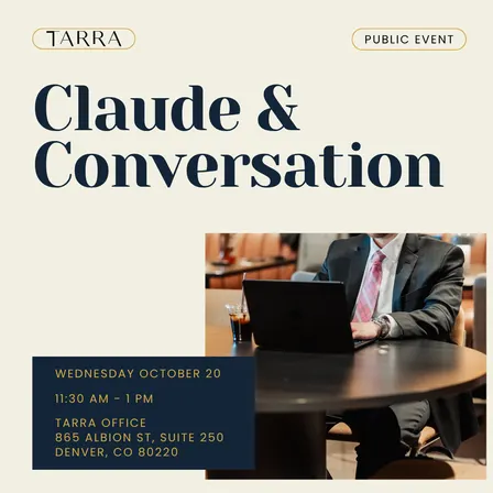Claude & Conversation: Lunch and Learn